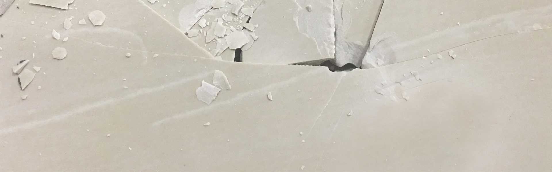 Broken marble